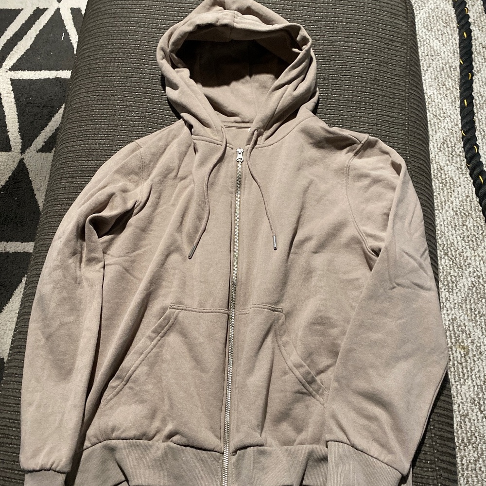 Womens hooded zip up hoodie